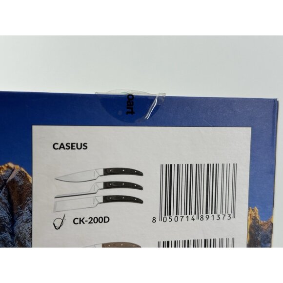 Legnoart "Caseus" Cheese Enthusiast Set Of 3 Knives Wood Handle Italy (B-10) - Picture 5 of 15